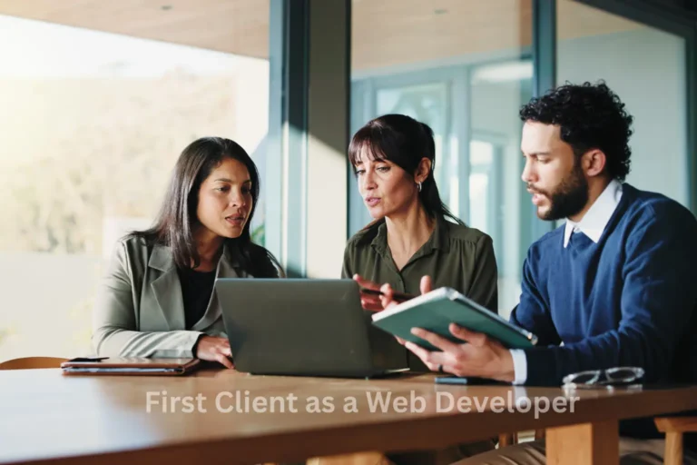 First Client as a Web Developer