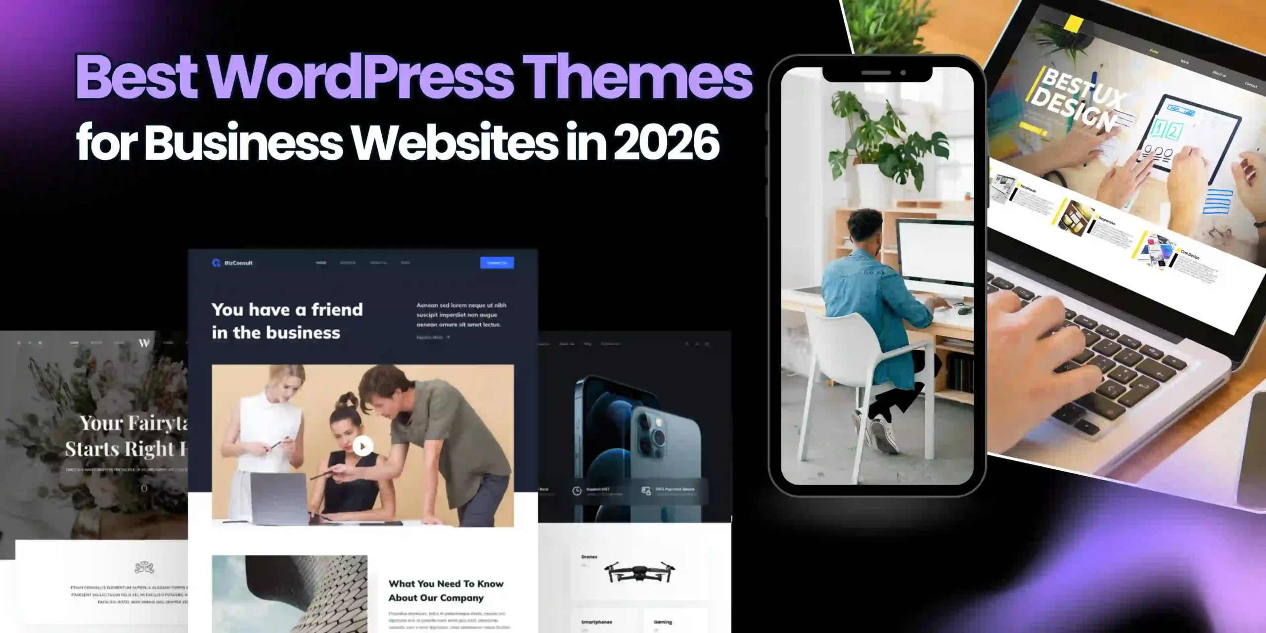Best WordPress Themes for Business Websites in 2026